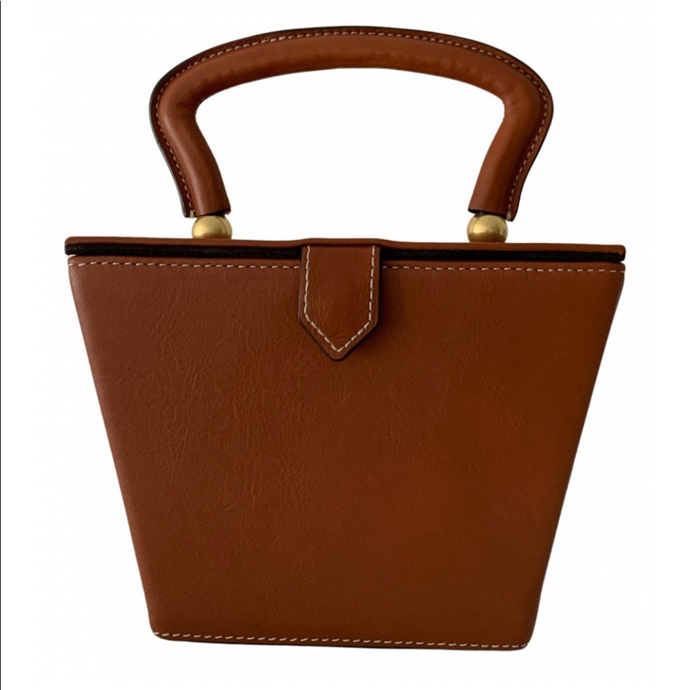 STAUD SADIE LEATHER MINI BAG